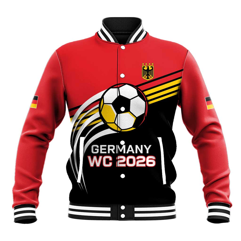 Custom Germany Football Baseball Jacket Deutschland World Champion 2026 - Wonder Print Shop