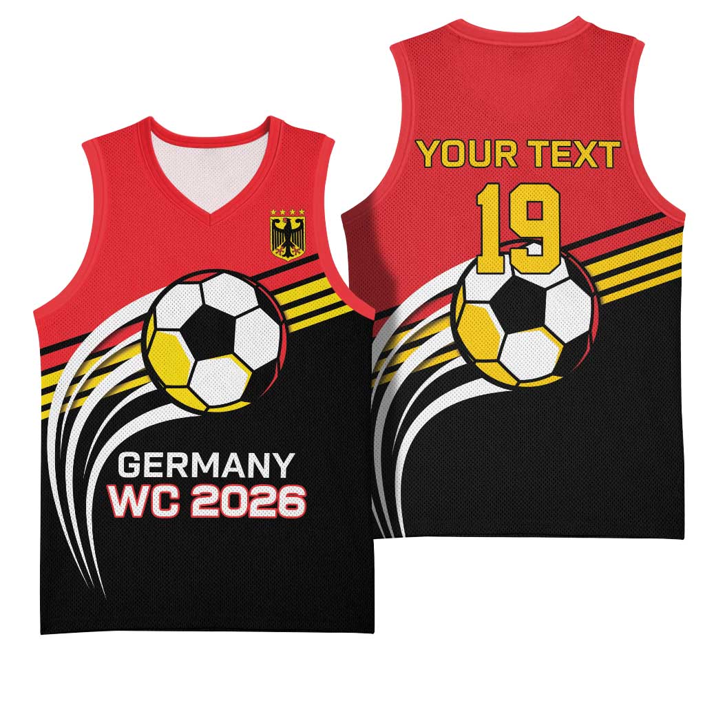 Custom Germany Football Basketball Jersey Deutschland World Champion 2026 - Wonder Print Shop