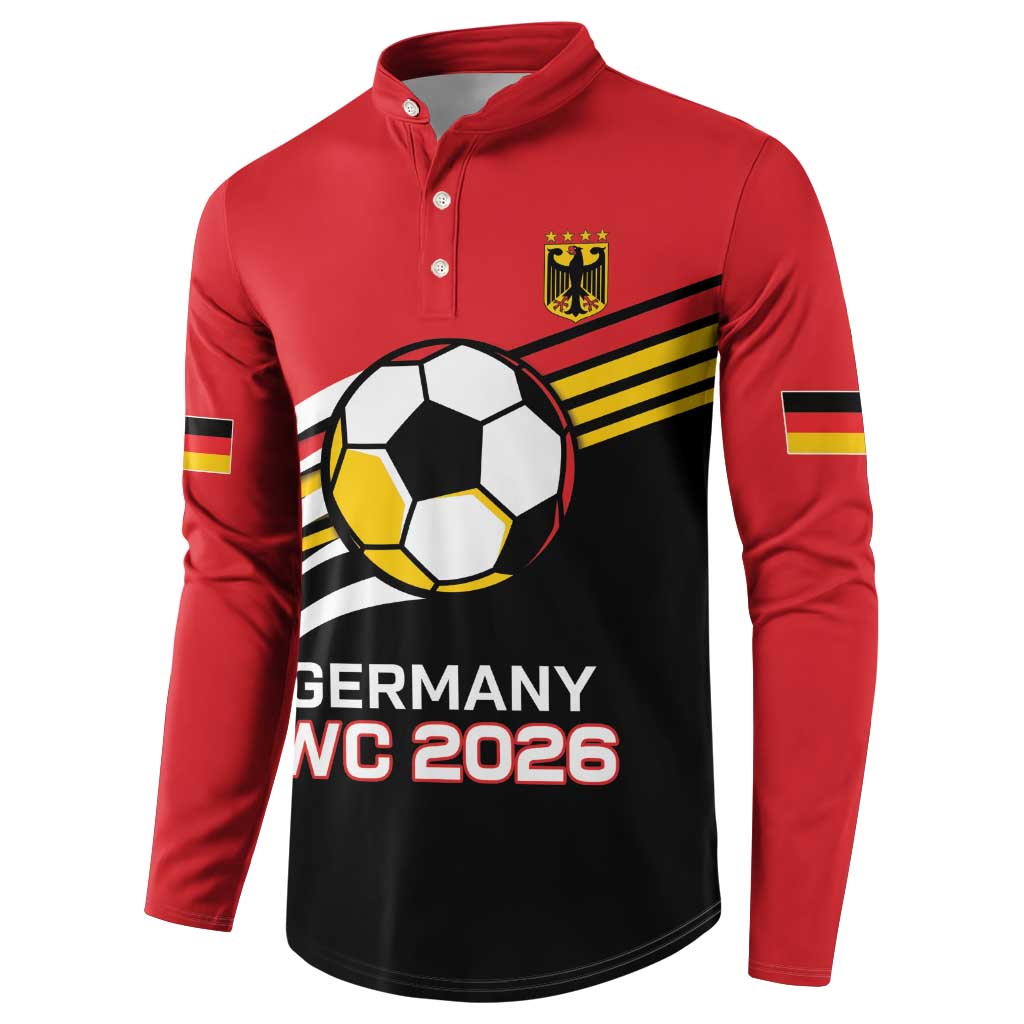 Custom Germany Football Button Sweatshirt Deutschland World Champion 2026 - Wonder Print Shop
