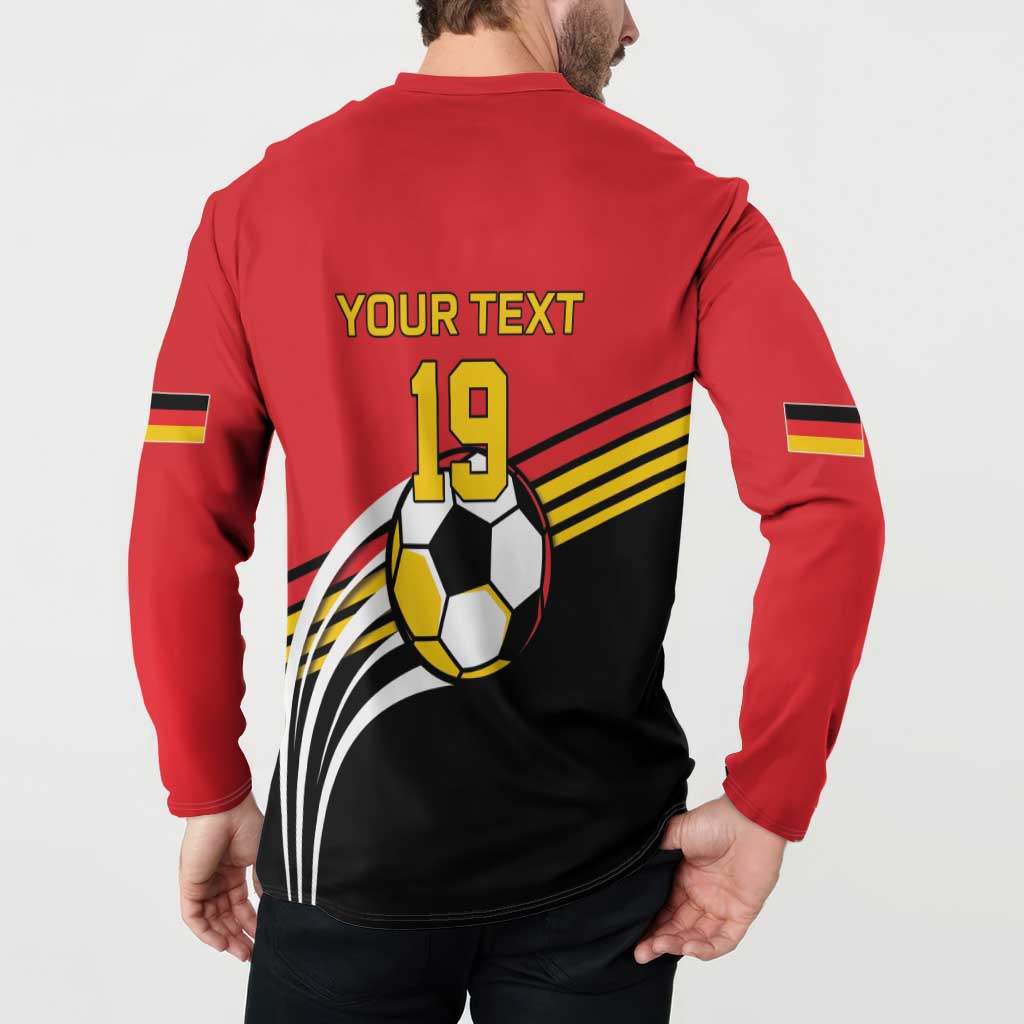 Custom Germany Football Button Sweatshirt Deutschland World Champion 2026 - Wonder Print Shop