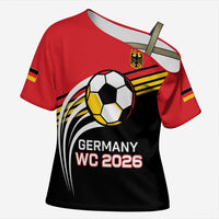 Custom Germany Football Cross Shoulder Shirt Deutschland World Champion 2026 - Wonder Print Shop