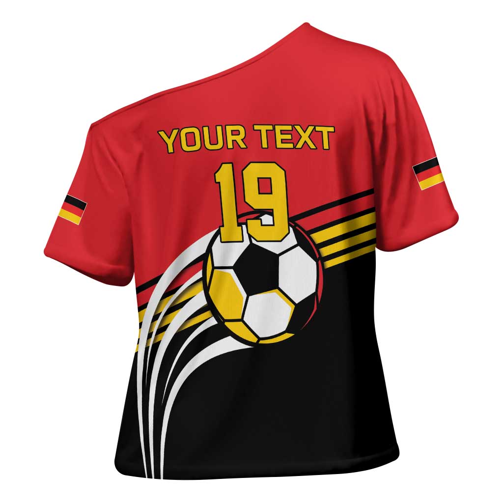 Custom Germany Football Cross Shoulder Shirt Deutschland World Champion 2026 - Wonder Print Shop