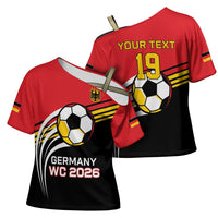 Custom Germany Football Cross Shoulder Shirt Deutschland World Champion 2026 - Wonder Print Shop