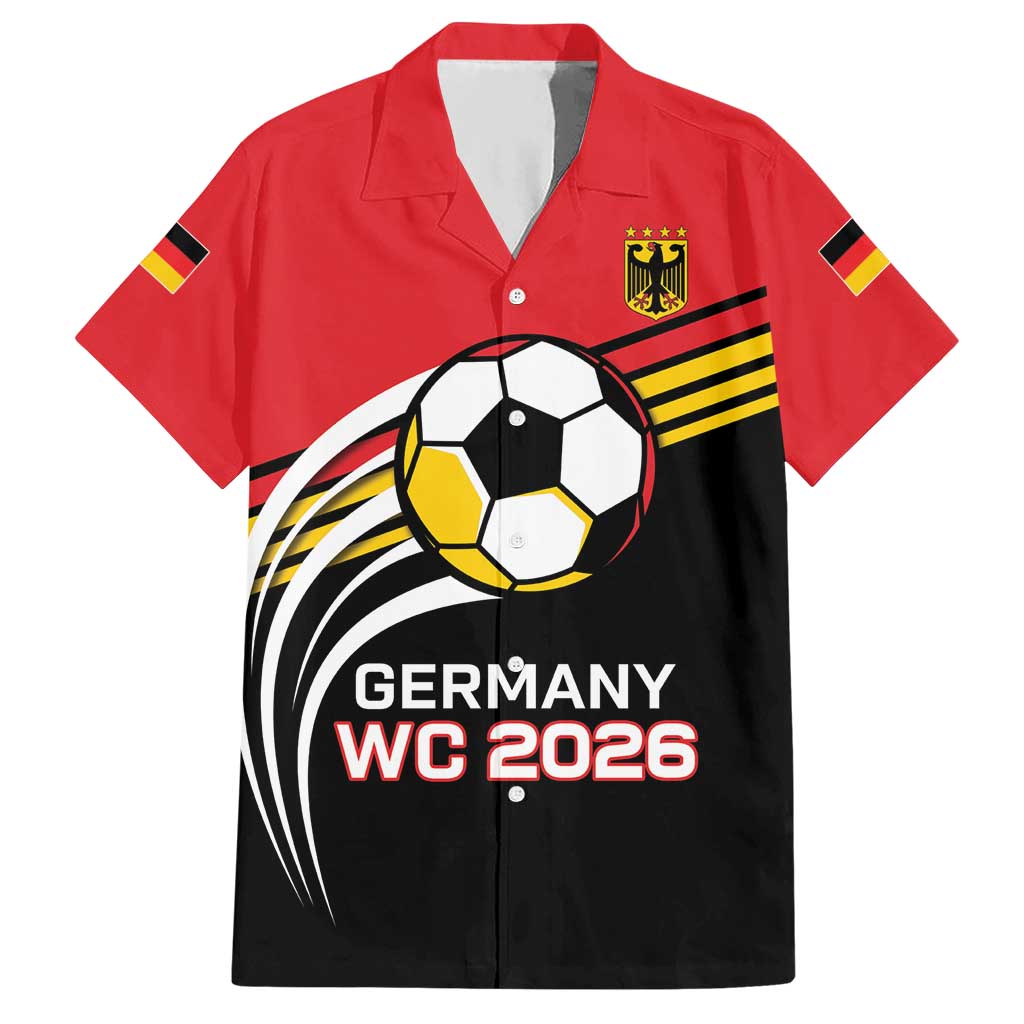 Custom Germany Football Hawaiian Shirt Deutschland World Champion 2026 - Wonder Print Shop