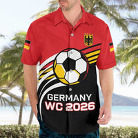 Custom Germany Football Hawaiian Shirt Deutschland World Champion 2026 - Wonder Print Shop