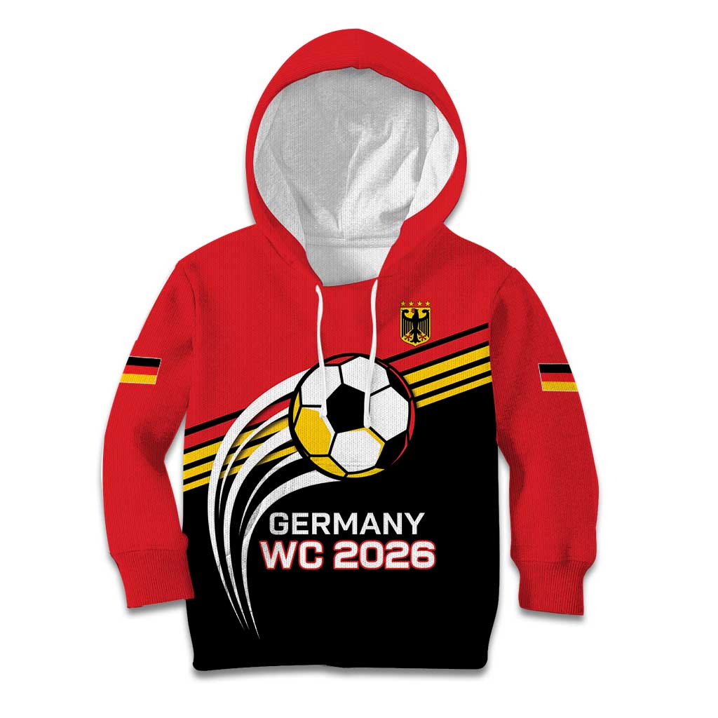 Custom Germany Football Kid Hoodie Deutschland World Champion 2026 - Wonder Print Shop