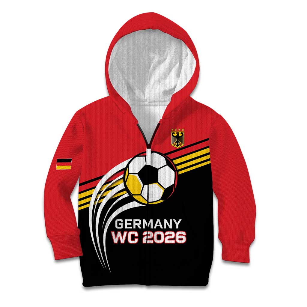 Custom Germany Football Kid Hoodie Deutschland World Champion 2026 - Wonder Print Shop