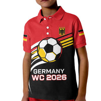 Custom Germany Football Kid Polo Shirt Deutschland World Champion 2026 - Wonder Print Shop