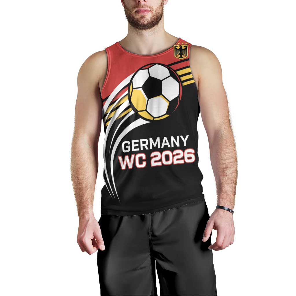 Custom Germany Football Men Tank Top Deutschland World Champion 2026 - Wonder Print Shop