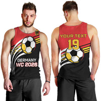 Custom Germany Football Men Tank Top Deutschland World Champion 2026 - Wonder Print Shop