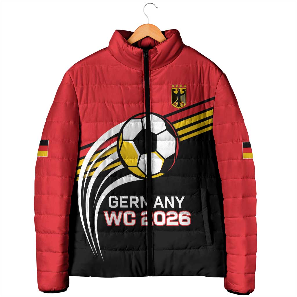 Custom Germany Football Padded Jacket Deutschland World Champion 2026 - Wonder Print Shop