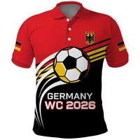 Custom Germany Football Polo Shirt Deutschland World Champion 2026 - Wonder Print Shop