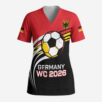 Custom Germany Football Scrub Top Deutschland World Champion 2026 - Wonder Print Shop