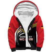 Custom Germany Football Sherpa Hoodie Deutschland World Champion 2026 - Wonder Print Shop