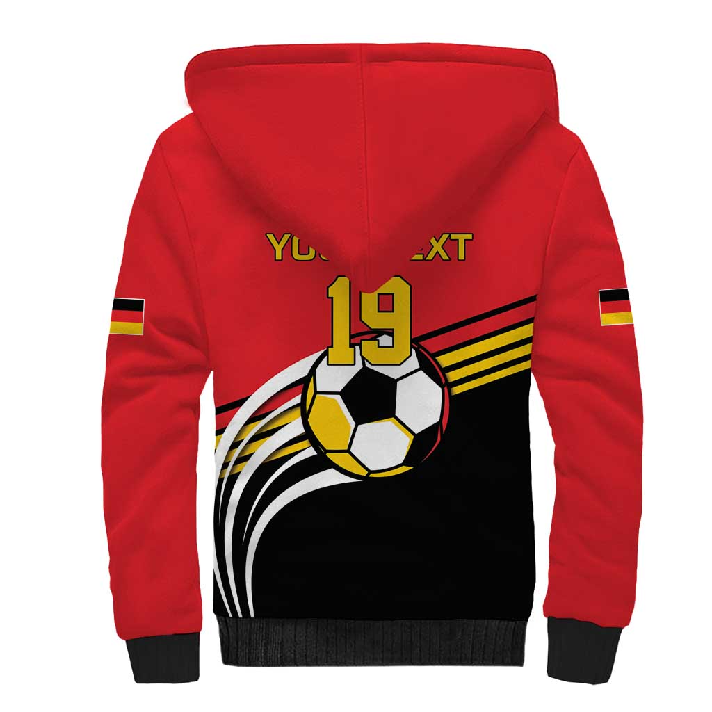 Custom Germany Football Sherpa Hoodie Deutschland World Champion 2026 - Wonder Print Shop