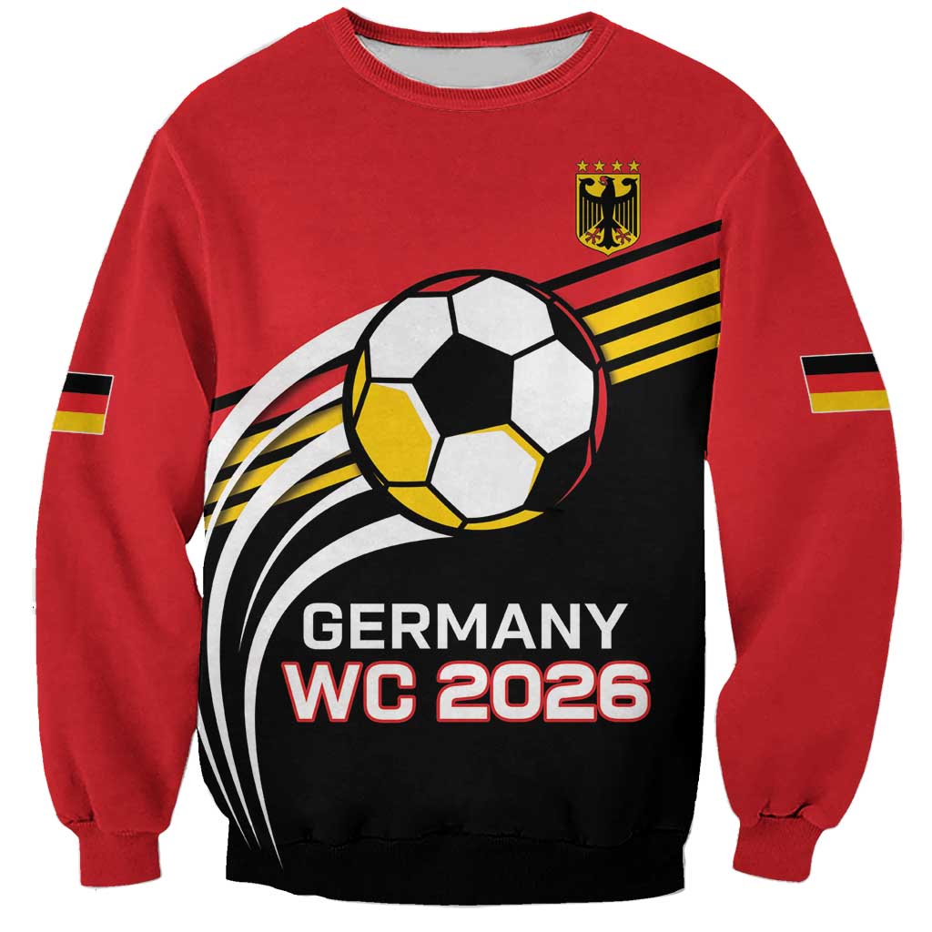 Custom Germany Football Sweatshirt Deutschland World Champion 2026 - Wonder Print Shop