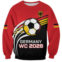 Custom Germany Football Sweatshirt Deutschland World Champion 2026 - Wonder Print Shop
