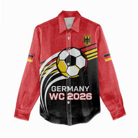 Custom Germany Football Women Casual Shirt Deutschland World Champion 2026 - Wonder Print Shop