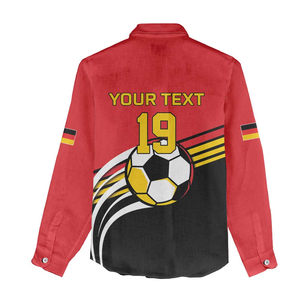 Custom Germany Football Women Casual Shirt Deutschland World Champion 2026 - Wonder Print Shop