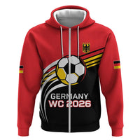 Custom Germany Football Zip Hoodie Deutschland World Champion 2026 - Wonder Print Shop