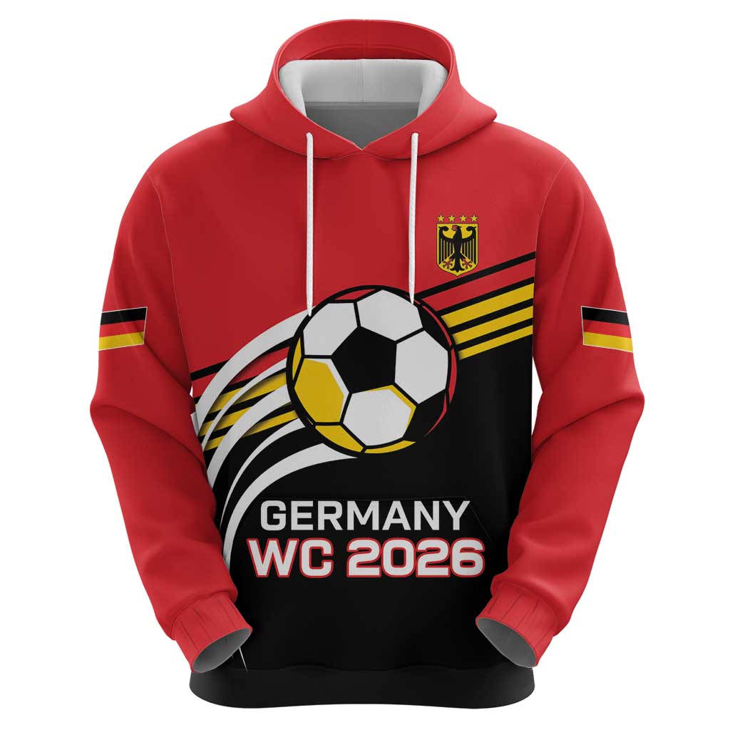 Custom Germany Football Zip Hoodie Deutschland World Champion 2026 - Wonder Print Shop