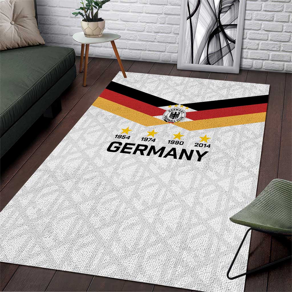 World Football 2026 Germany Area Rug Deutschland 4-Time Champions - Wonder Print Shop