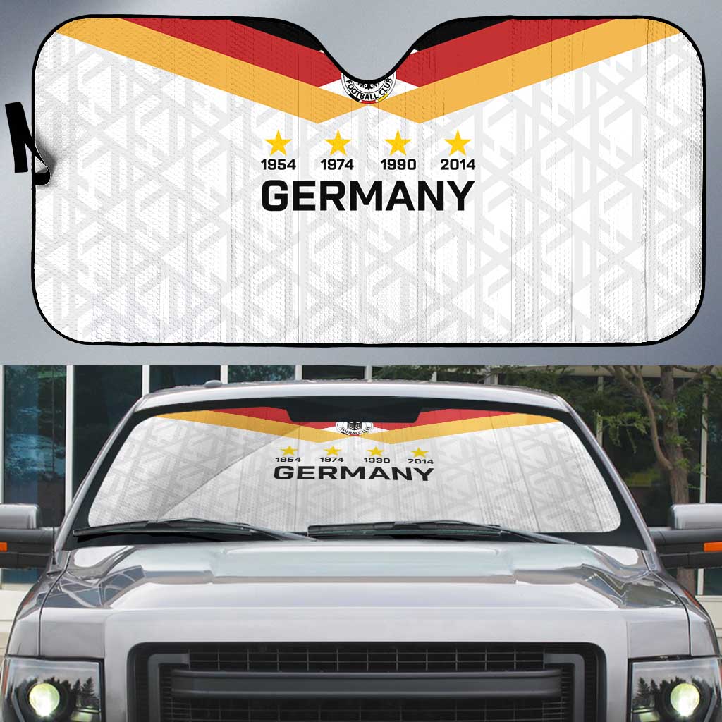 World Football 2026 Germany Auto Sun Shade Deutschland 4-Time Champions - Wonder Print Shop