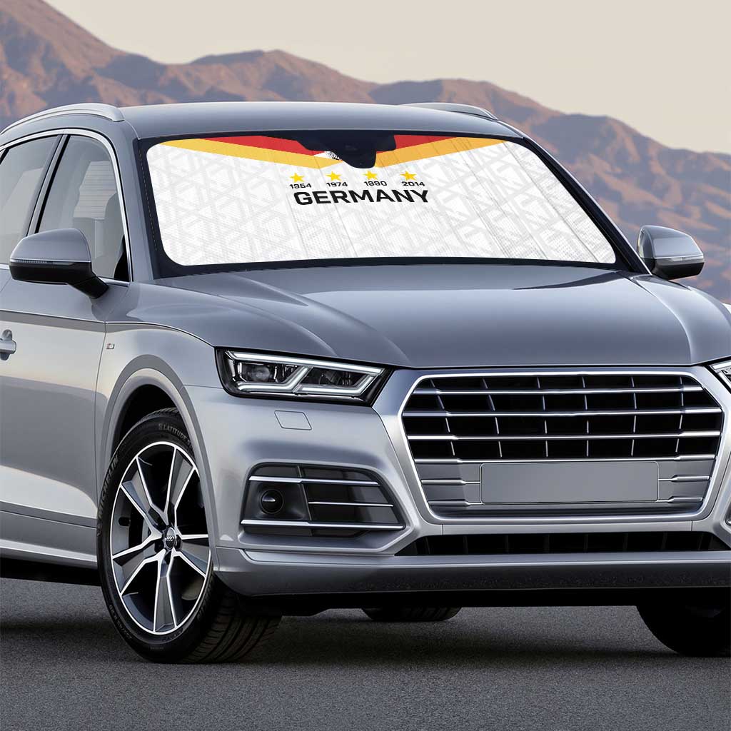 World Football 2026 Germany Auto Sun Shade Deutschland 4-Time Champions - Wonder Print Shop