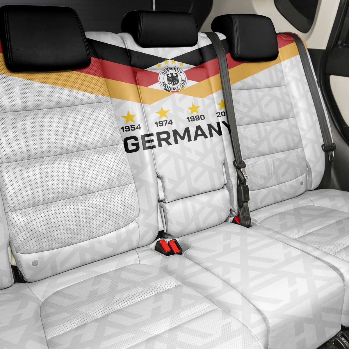 World Football 2026 Germany Back Car Seat Cover Deutschland 4-Time Champions - Wonder Print Shop