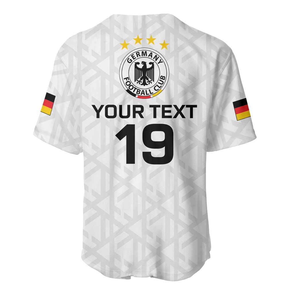 Custom World Football 2026 Germany Baseball Jersey Deutschland 4-Time Champions - Wonder Print Shop