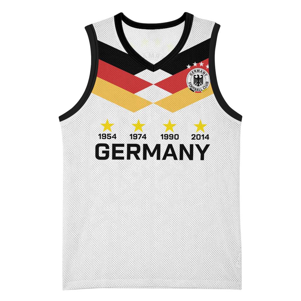 Custom World Football 2026 Germany Basketball Jersey Deutschland 4-Time Champions - Wonder Print Shop