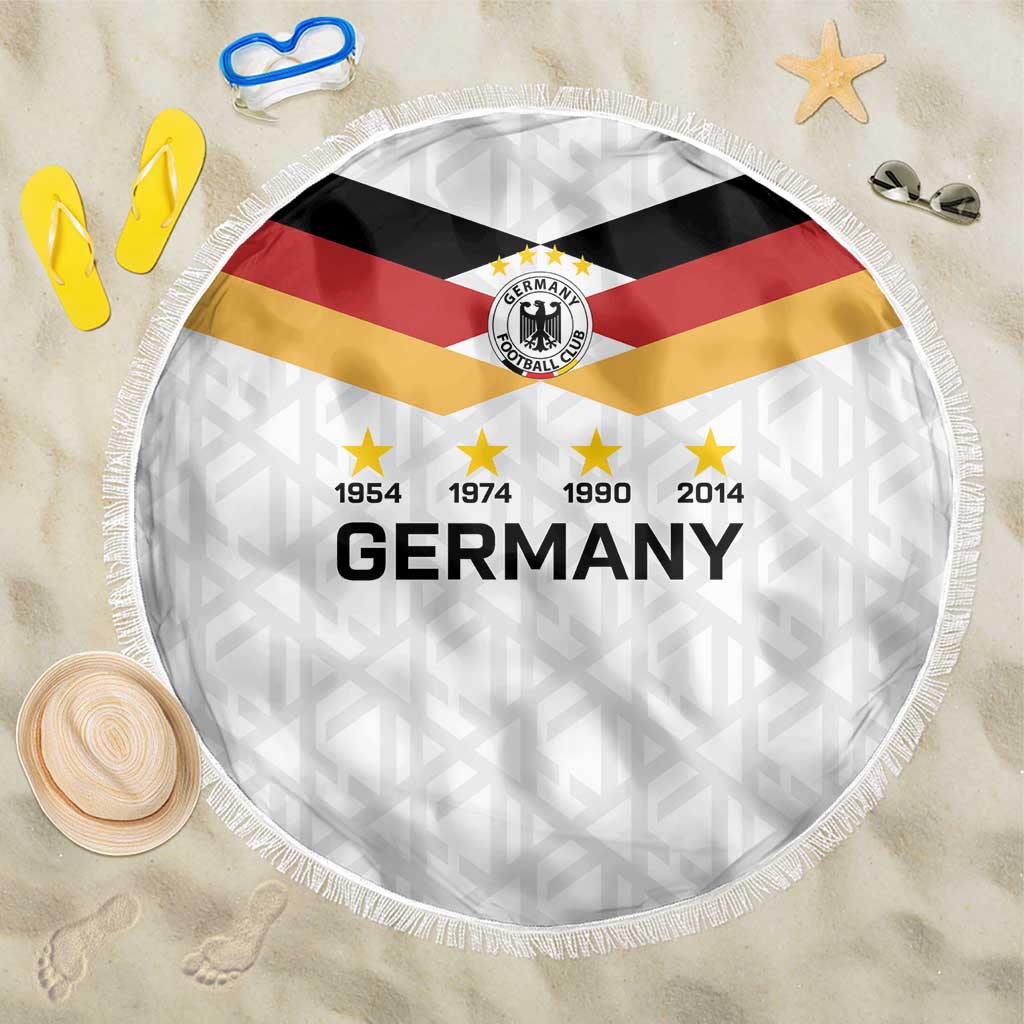 World Football 2026 Germany Beach Blanket Deutschland 4-Time Champions - Wonder Print Shop