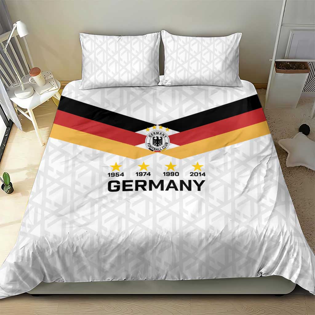 World Football 2026 Germany Bedding Set Deutschland 4-Time Champions - Wonder Print Shop