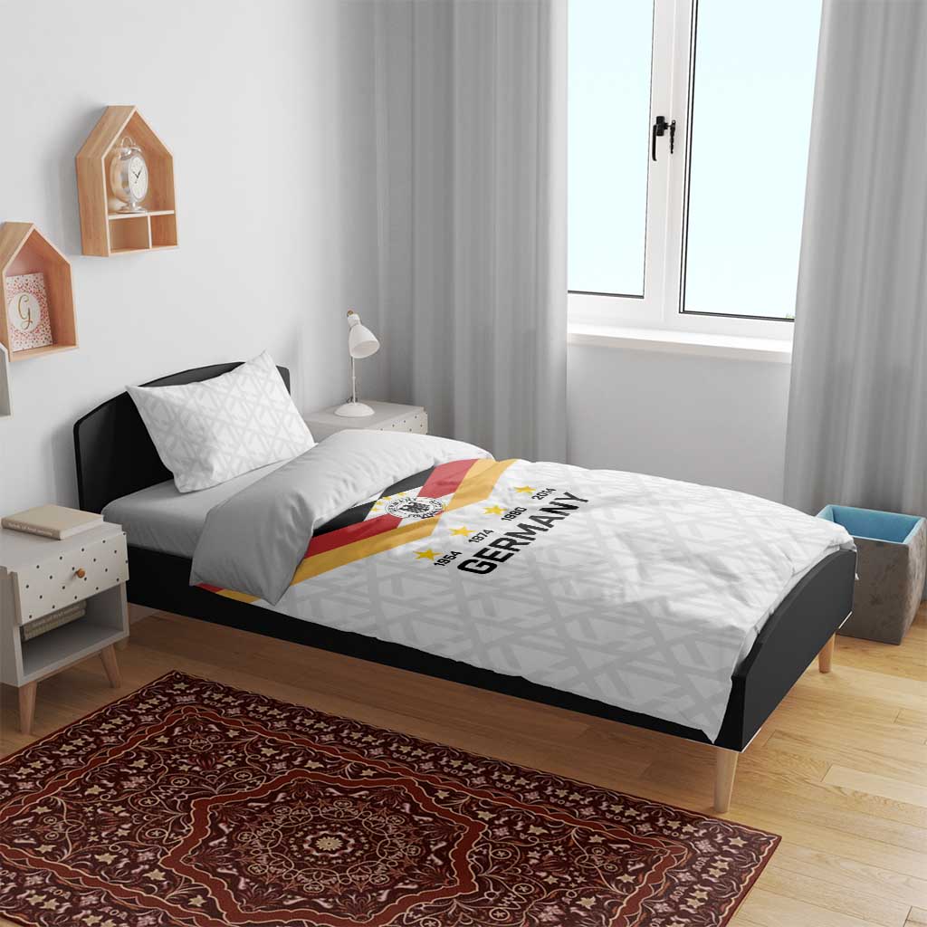 World Football 2026 Germany Bedding Set Deutschland 4-Time Champions - Wonder Print Shop