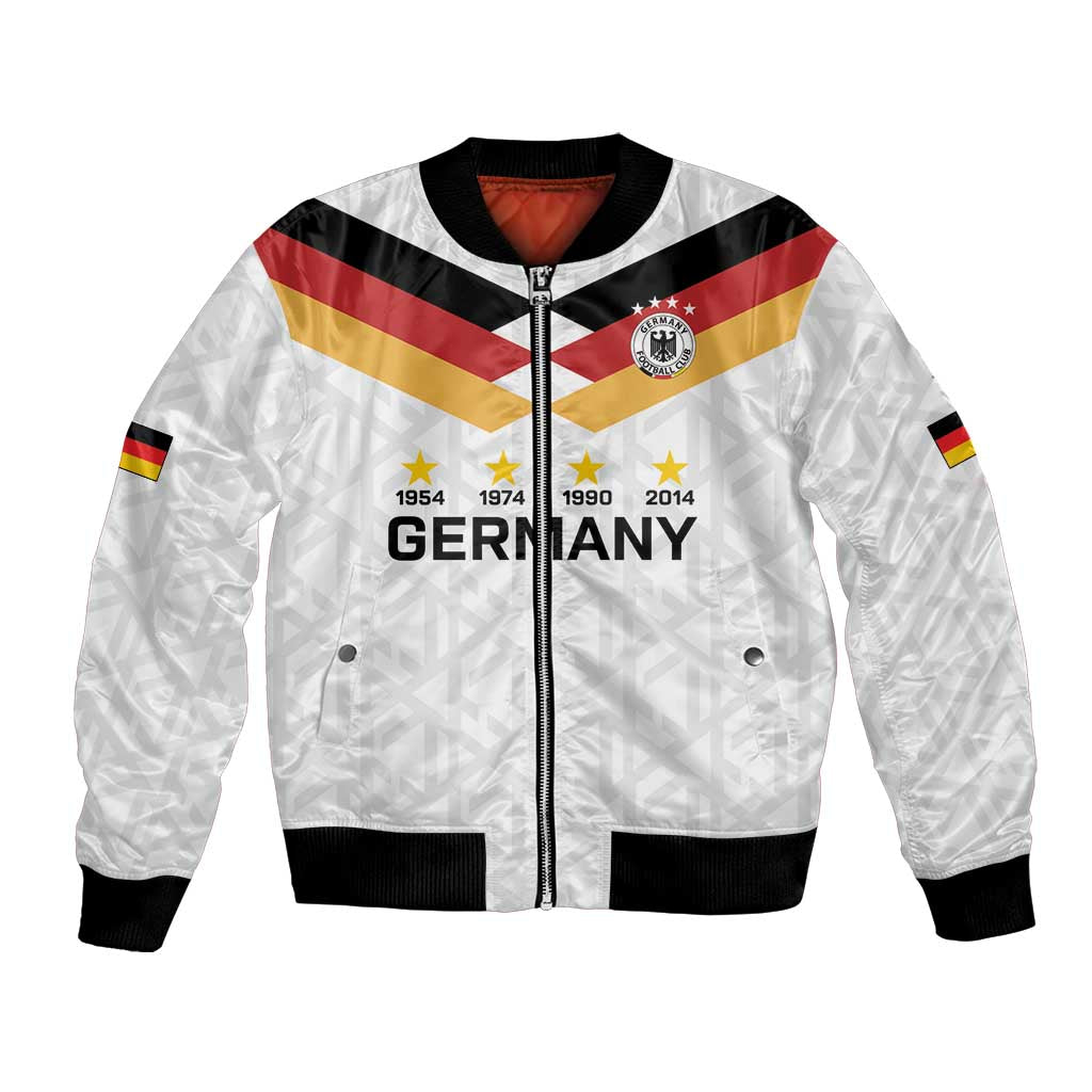 Custom World Football 2026 Germany Bomber Jacket Deutschland 4-Time Champions - Wonder Print Shop