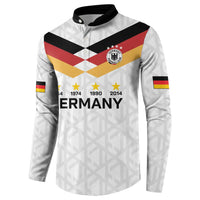Custom World Football 2026 Germany Button Sweatshirt Deutschland 4-Time Champions - Wonder Print Shop