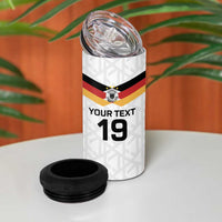 Custom World Football 2026 Germany 4 in 1 Can Cooler Tumbler Deutschland 4-Time Champions - Wonder Print Shop