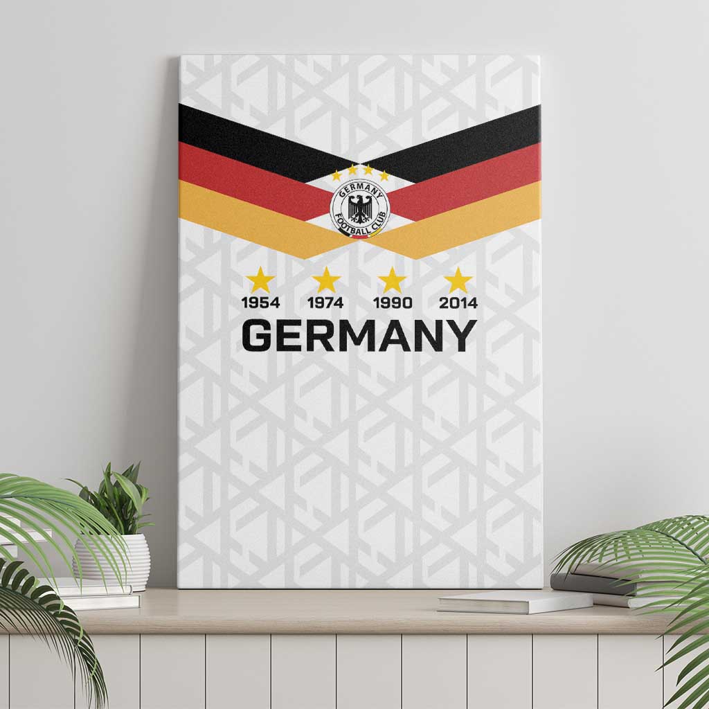 World Football 2026 Germany Canvas Wall Art Deutschland 4-Time Champions - Wonder Print Shop