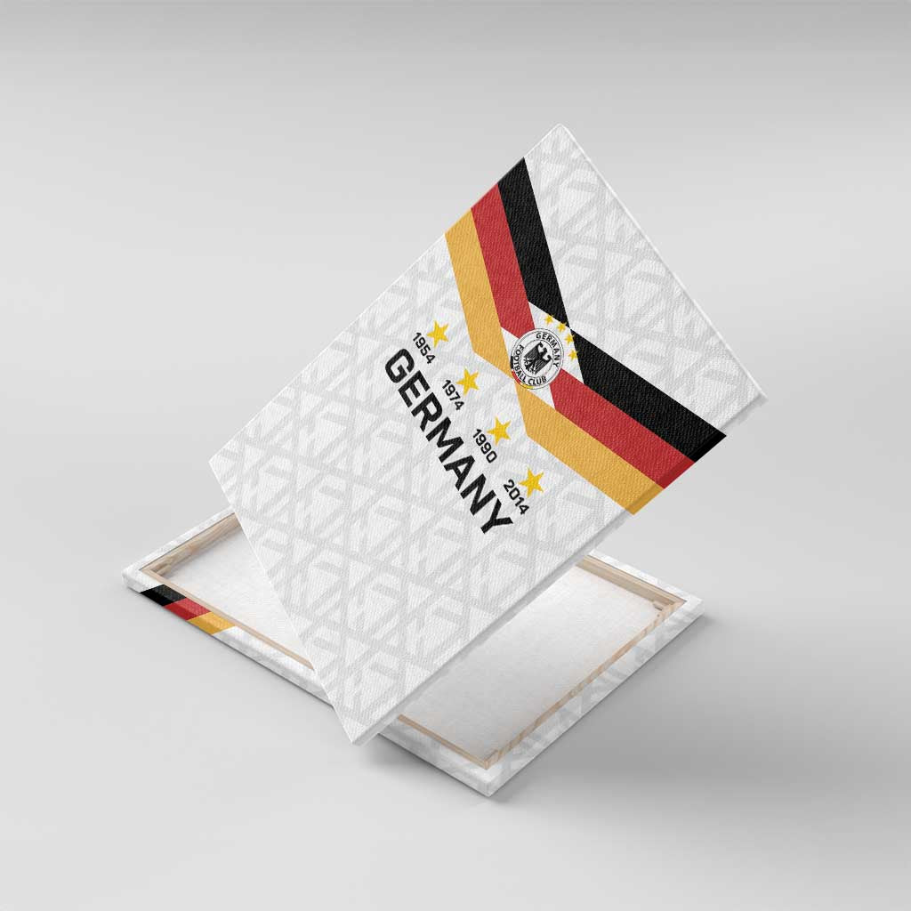 World Football 2026 Germany Canvas Wall Art Deutschland 4-Time Champions - Wonder Print Shop