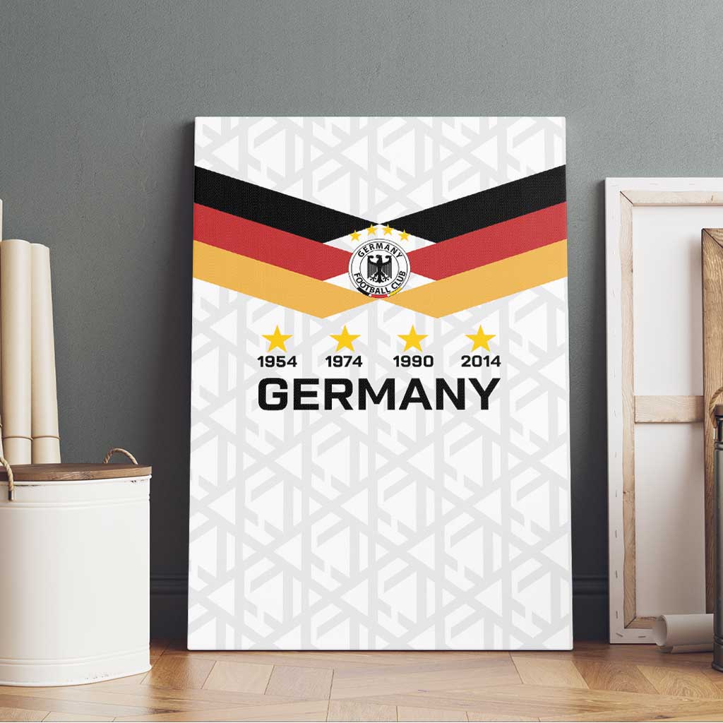 World Football 2026 Germany Canvas Wall Art Deutschland 4-Time Champions - Wonder Print Shop