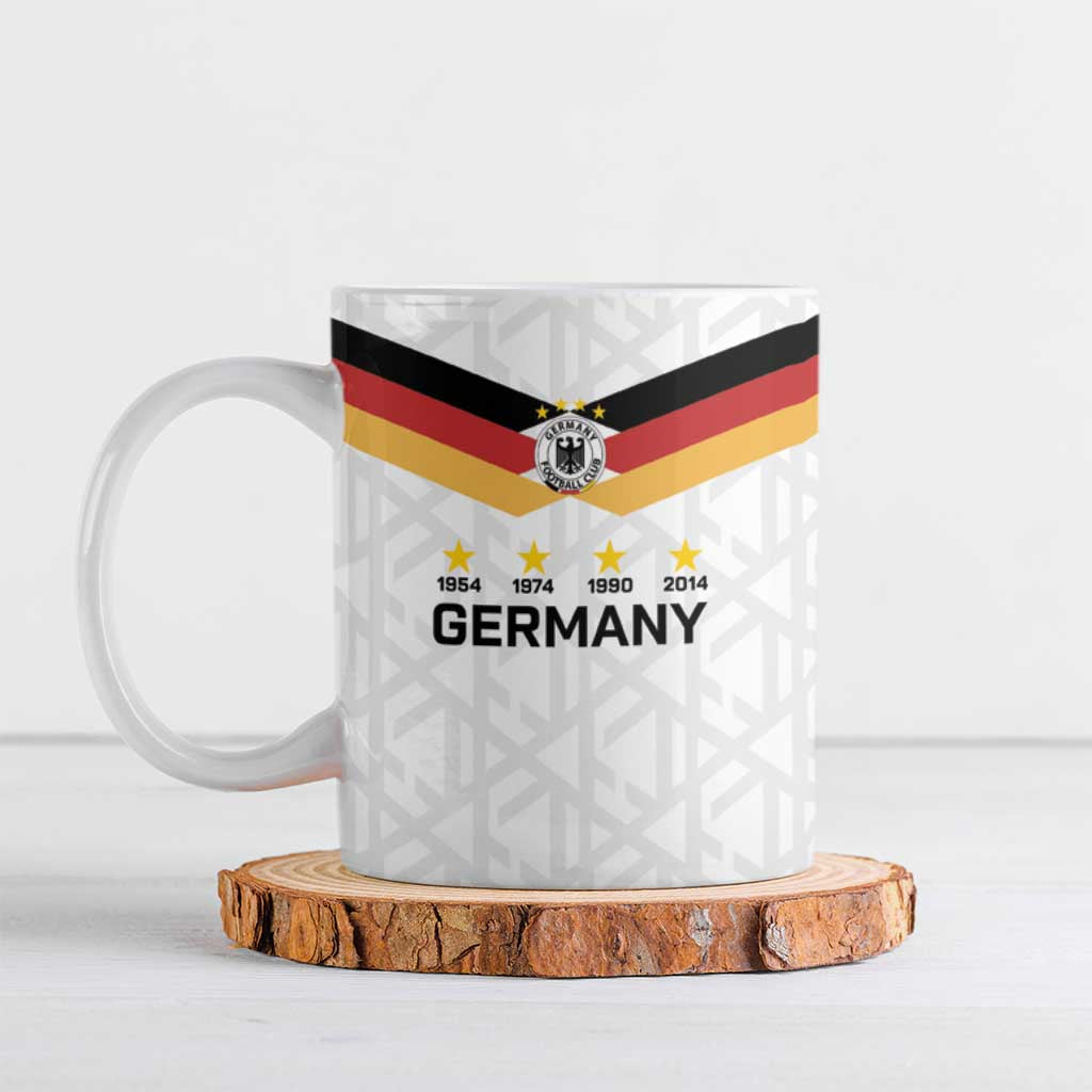 Custom World Football 2026 Germany Ceramic Mug Deutschland 4-Time Champions - Wonder Print Shop