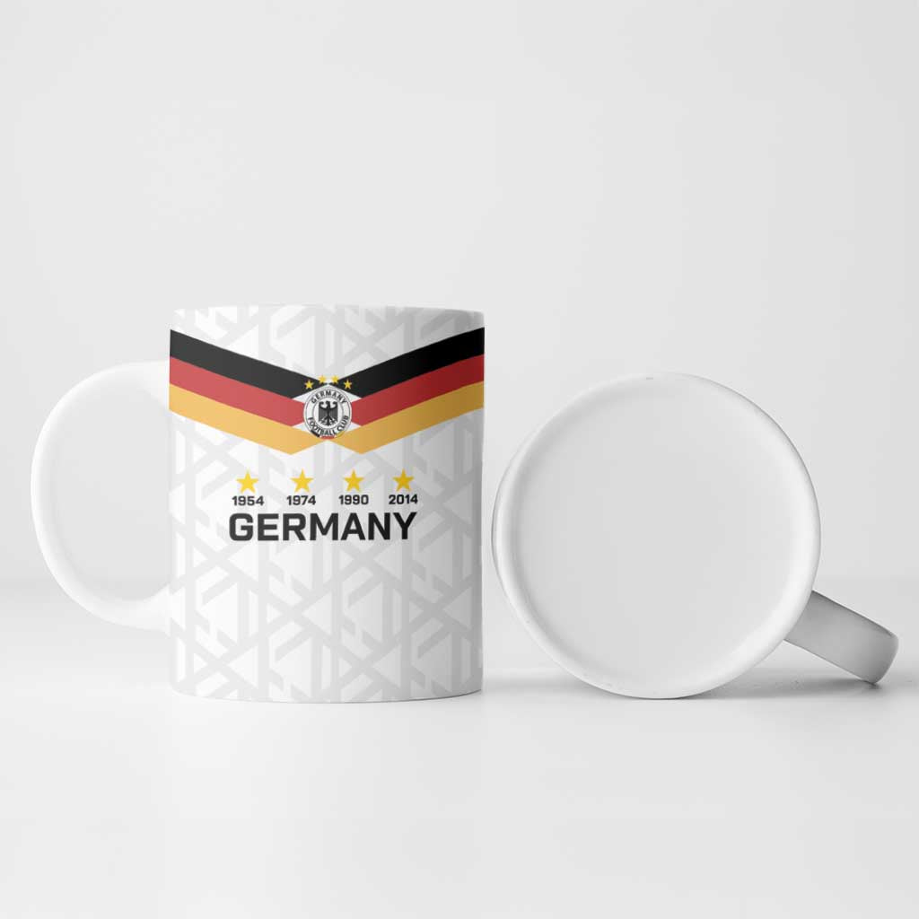 Custom World Football 2026 Germany Ceramic Mug Deutschland 4-Time Champions - Wonder Print Shop