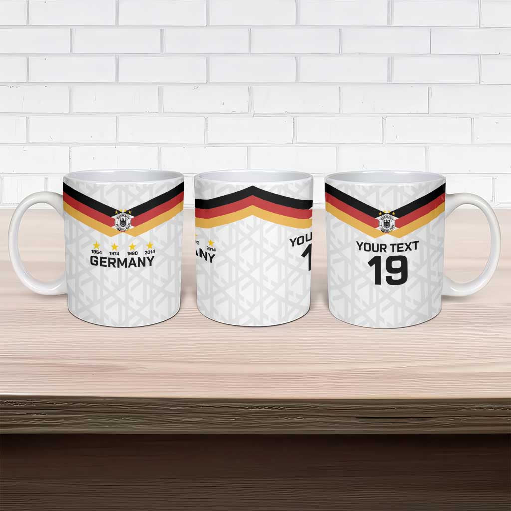 Custom World Football 2026 Germany Ceramic Mug Deutschland 4-Time Champions - Wonder Print Shop