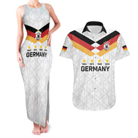 Custom World Football 2026 Germany Couples Matching Tank Maxi Dress and Hawaiian Shirt Deutschland 4-Time Champions - Wonder Print Shop