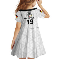 Custom World Football 2026 Germany Family Matching Off Shoulder Maxi Dress and Hawaiian Shirt Deutschland 4-Time Champions - Wonder Print Shop