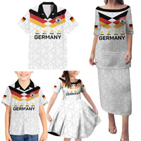 Custom World Football 2026 Germany Family Matching Puletasi and Hawaiian Shirt Deutschland 4-Time Champions - Wonder Print Shop