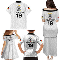 Custom World Football 2026 Germany Family Matching Puletasi and Hawaiian Shirt Deutschland 4-Time Champions - Wonder Print Shop