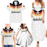 Custom World Football 2026 Germany Family Matching Summer Maxi Dress and Hawaiian Shirt Deutschland 4-Time Champions - Wonder Print Shop