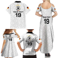 Custom World Football 2026 Germany Family Matching Summer Maxi Dress and Hawaiian Shirt Deutschland 4-Time Champions - Wonder Print Shop