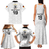 Custom World Football 2026 Germany Family Matching Tank Maxi Dress and Hawaiian Shirt Deutschland 4-Time Champions - Wonder Print Shop